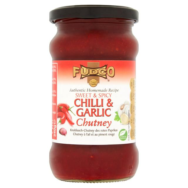 Fudco Sweet & Spicy Red Chilli & Garic Chutney 340g
