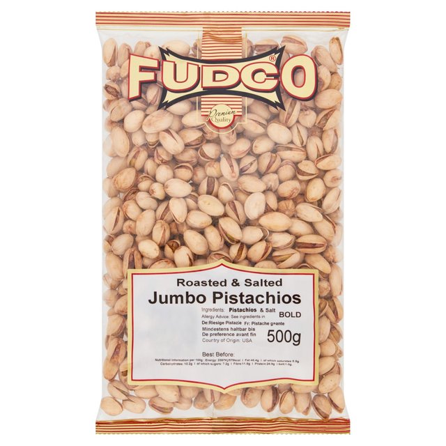 Fudco Pistachio Jumbo Roasted & Salted 500g