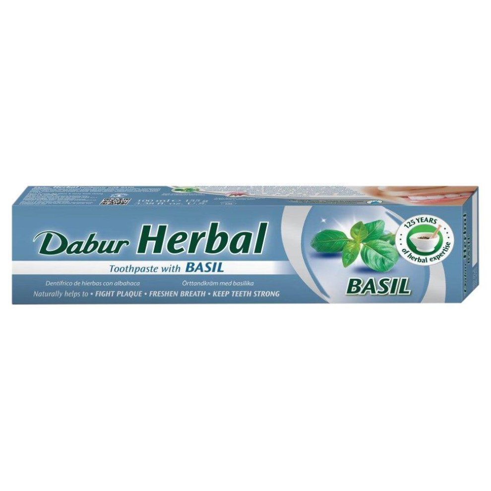 Dabur Herbal Toothpaste - Basil 100g