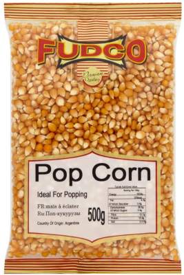 Fudco Popping Corn 500g