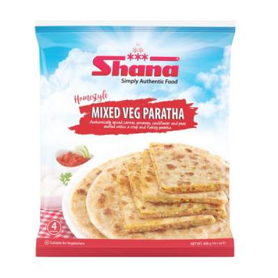 Shana Stuffed Paratha Mixed Veg 4 pcs