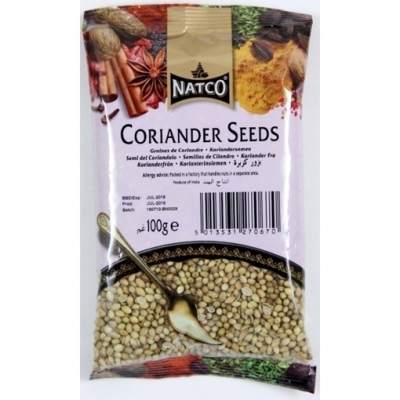 Natco Coriander Seeds (Whole Indori) 100g