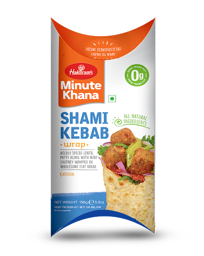 Haldiram's Shami Kebab Wrap 156g