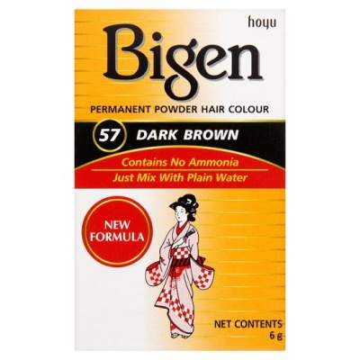 Bigen Hair Colour - Dark Brown 6g (Number 57)