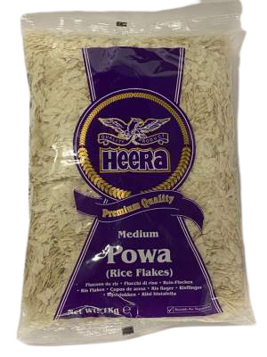 Heera Powa (Poha) Medium Rice Flakes 1kg