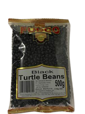 Fudco Black Turtle Beans (Black Beans) 500g