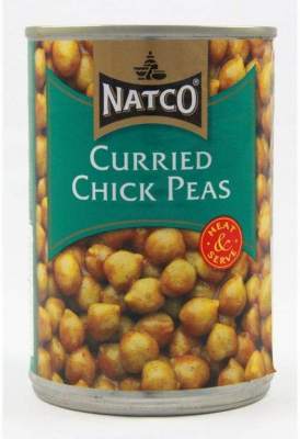 Natco Canned Curried Chick Peas 400g