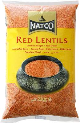 Natco Red Lentils (Masoor Dall) 2kg