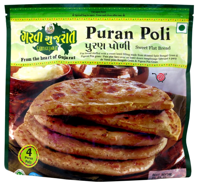 Garvi Gujarat Puran Poli (Sweet Flat Bread) 380g