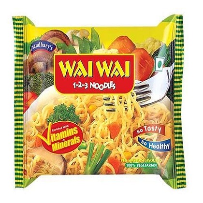 Wai Wai Vegetable Noodles 77g Pack of 5