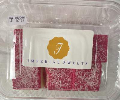 Imperial Sweets Fresh Coconut Barfi (6 pieces)