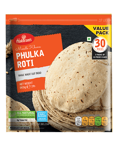 Haldiram’s Phulka Roti (Family Pack) 900g