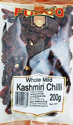 Fudco Whole Mild Kashmiri Chilli 200g