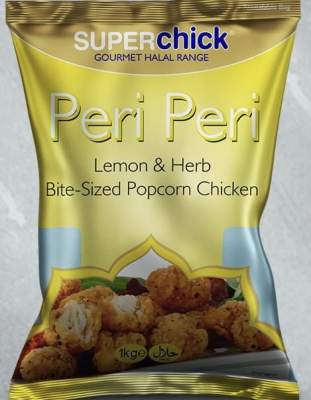 Superchick Peri-Peri Popcorn Chicken - Lemon & Herb 1kg