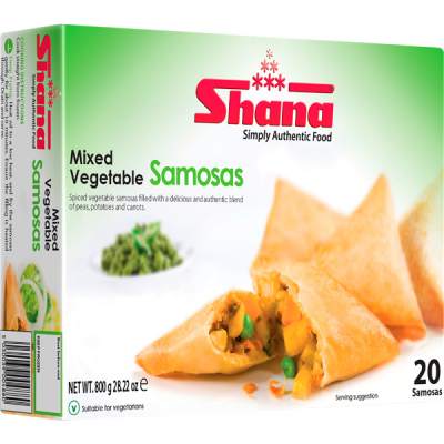 Shana Mixed Veg Samosa 20’s