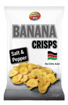 Bharti Ben Banana Crisps Salt & Pepper 200g