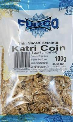 Fudco Katri Coin Unroasted Sopari 100g