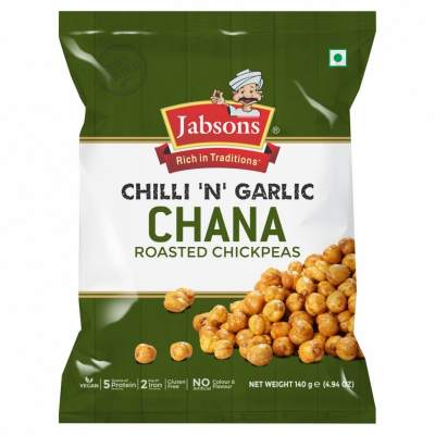 Jabsons Roasted Chana Chilli N Garlic 140g