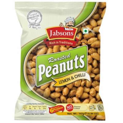 Jabsons Roasted Peanuts - Lemon & Chilli 140g