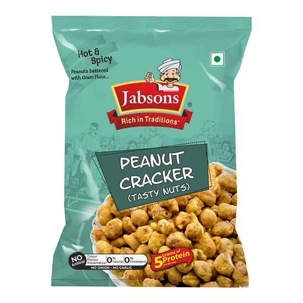 Jabsons Namkeen Peanut Cracker (Sing Bhujia) 140g