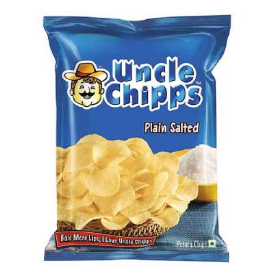 Uncle Chipps Plain Salted 50g Pack of 30