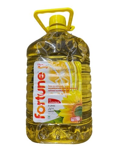 Fortune Pure Indian Sunflower Oil 5L - NO CHOLESTEROL *MEGA OFFER*