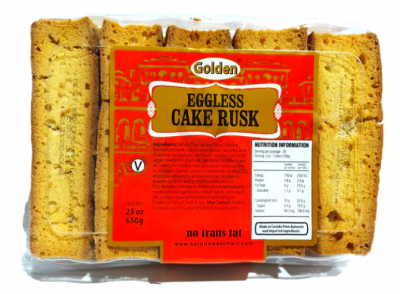 Golden Premium Eggless Cake Rusk 650g *NEW*