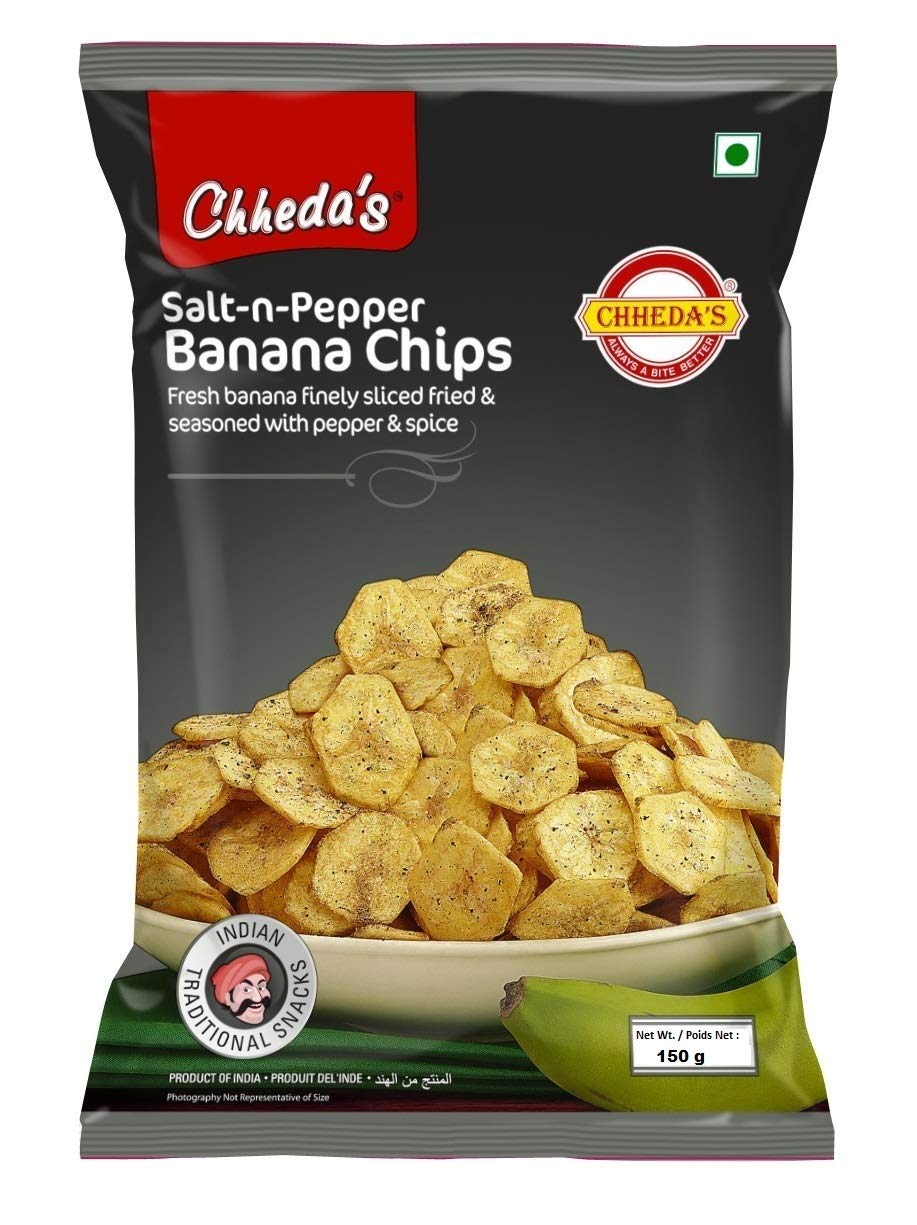 Chheda’s Salt & Pepper Banana Chips 150g