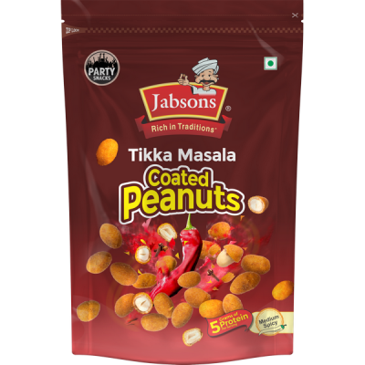 Jabsons Tikka Masala Coated Peanuts 400g (Large Pack)