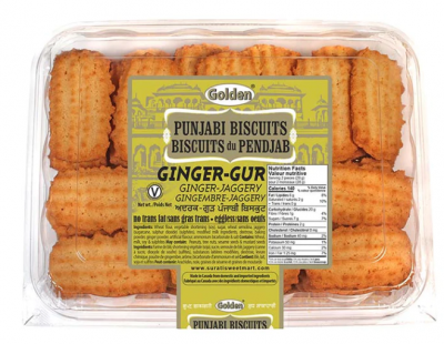 Golden Premium Punjabi Biscuits - Ginger Gur Flavour 680g