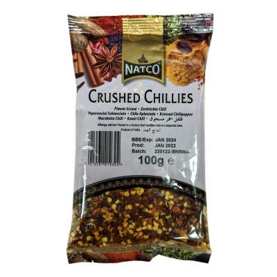 Natco Whole Crushed Chillies 100g