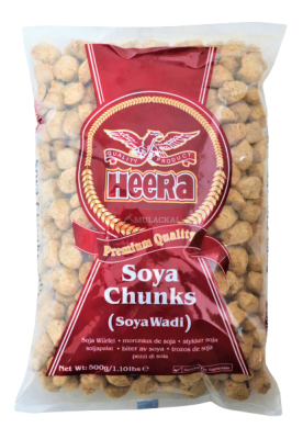 Heera Premium Soya Chunks 500g (Large Pack)