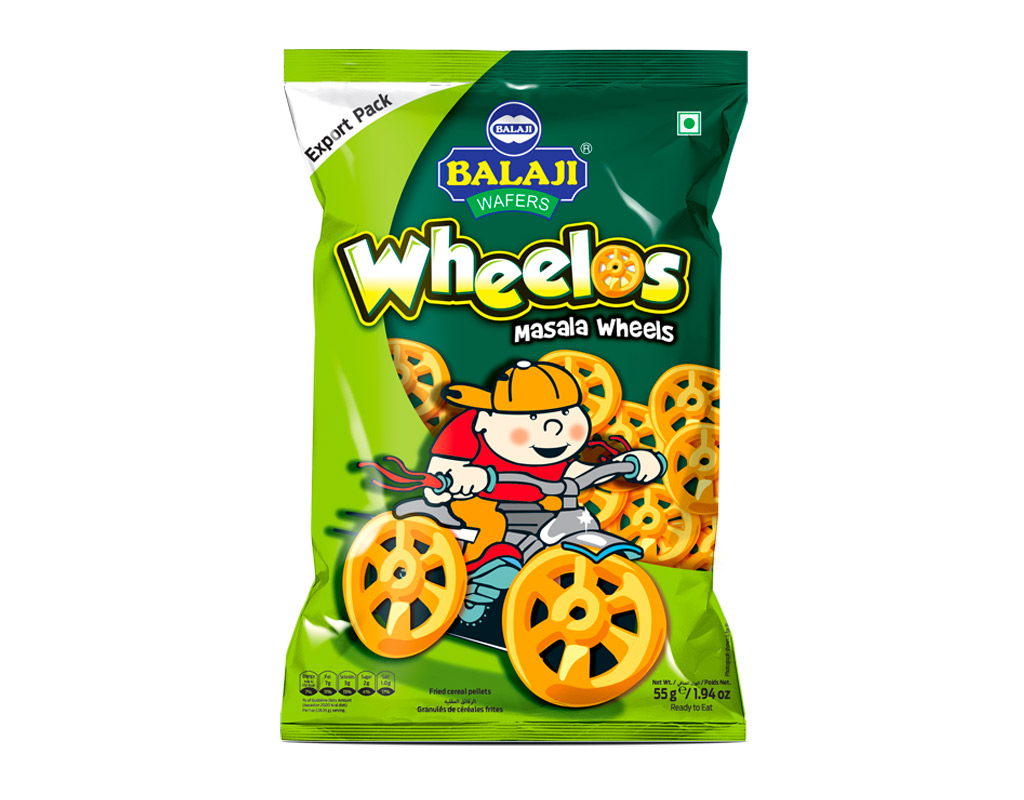 Balaji Wheelos Masala Wafers 55g
