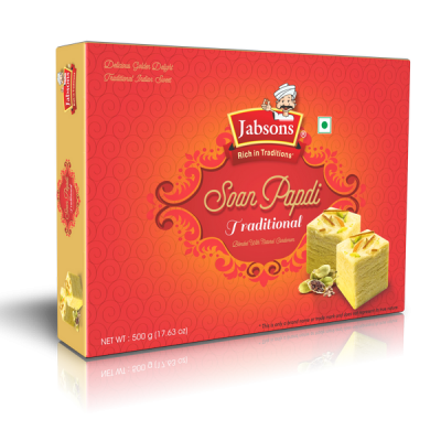 Jabsons Premium Traditional Soan Papdi 500g *NEW*