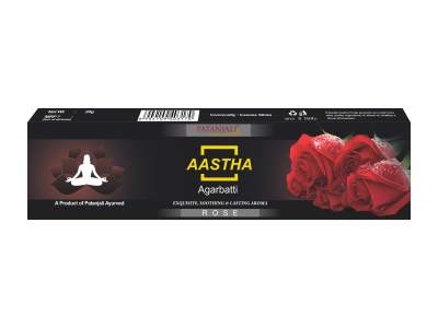 Patanjali Aastha Rose Agarbatti (Incense Sticks) 125g