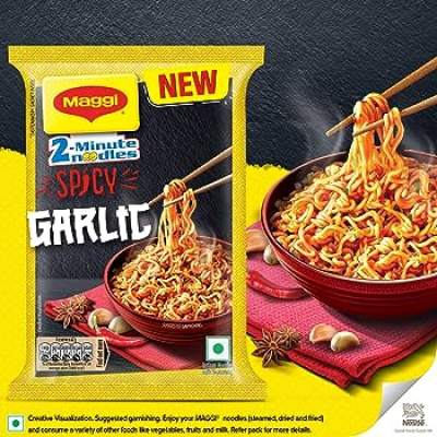 Maggi Spicy Garlic Noodles 60g (PACK OF 10) *BRAND NEW*