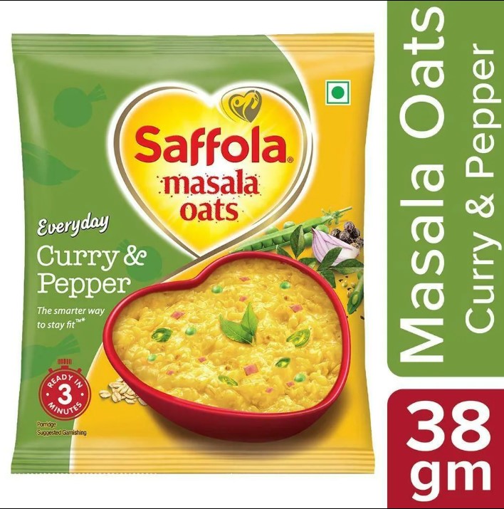 Saffola Masala Oats - Curry & Pepper 38g *MEGA OFFER*