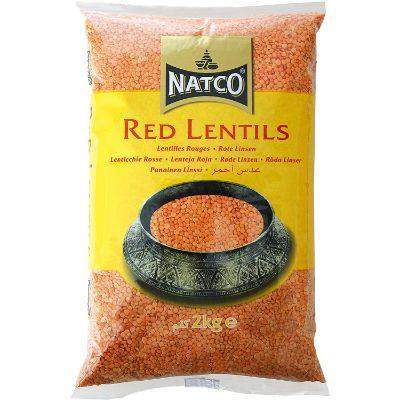 Natco Premium Masoor Dall (Red Lentils) 2kg