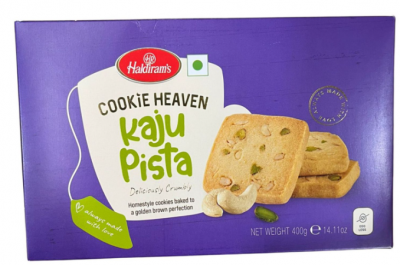 Haldiram's Premium Kaju Pista Cookies (Cashew & Pistachio) 400g