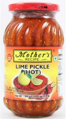 Mother's Premium Lime Pickle Hot 500g