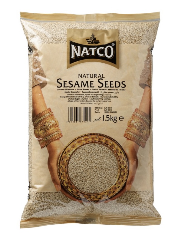 Natco Sesame Seeds Natural 1.5kg
