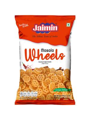 Jaimin Premium Fryums - Masala Wheels 60g