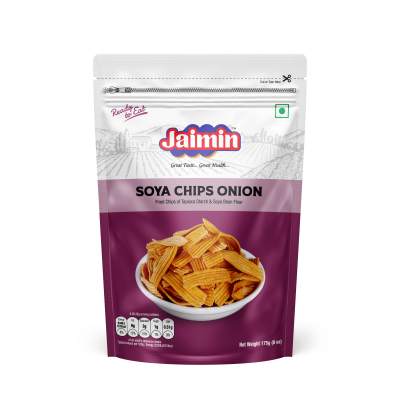 Jaimin Premium Soya Chips Onion 175g
