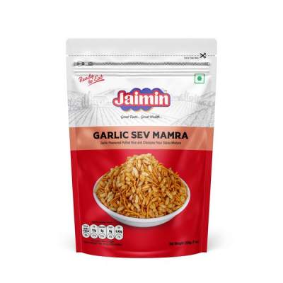 Jaimin Premium Garlic Sev Mamra 200g