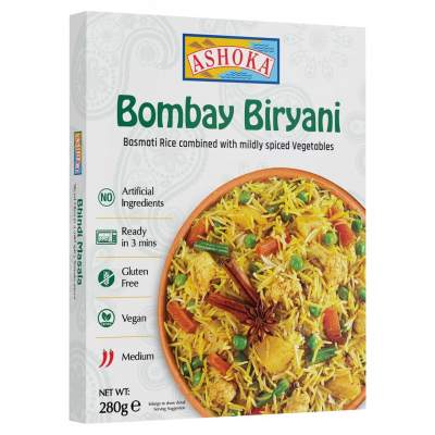 Ashoka Bombay Biryani Ready Meal 280g